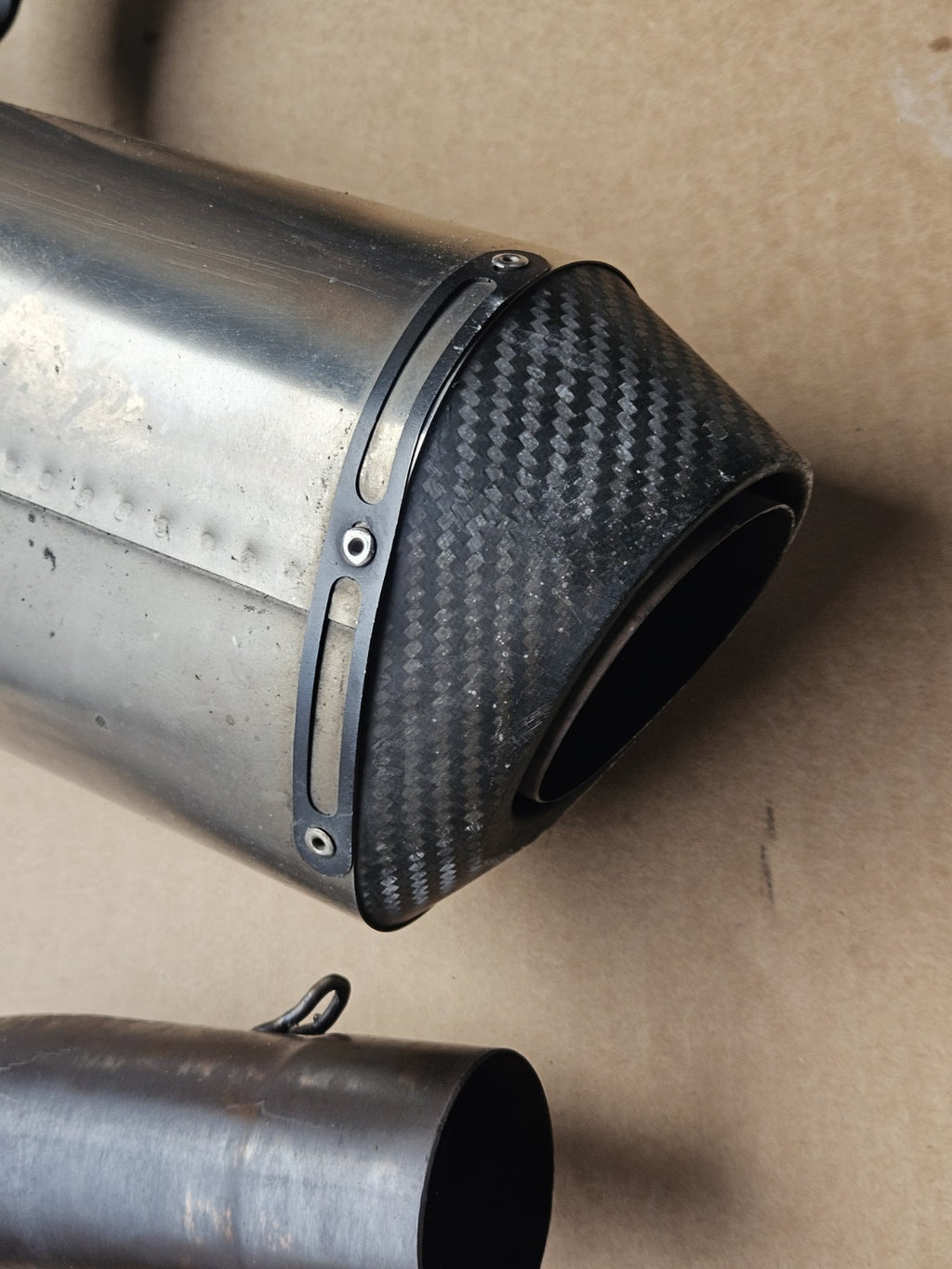 10-14 BMW S1000RR Brock's Full Exhaust System Headers Muffler Damaged