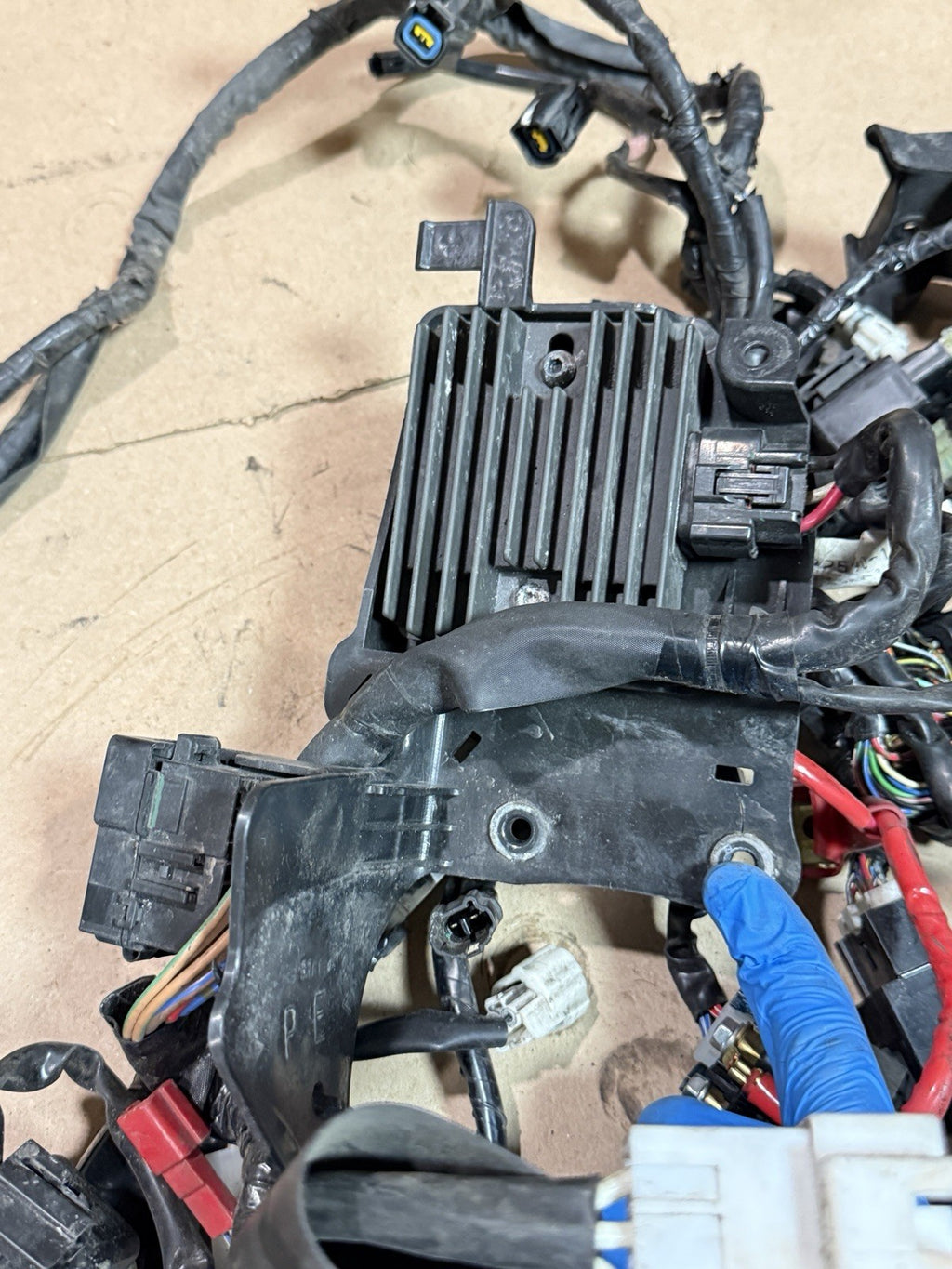 08-16 2009 Yamaha YZF R6 OEM Main Engine Wiring Harness Motor Wire Loom Voltage
