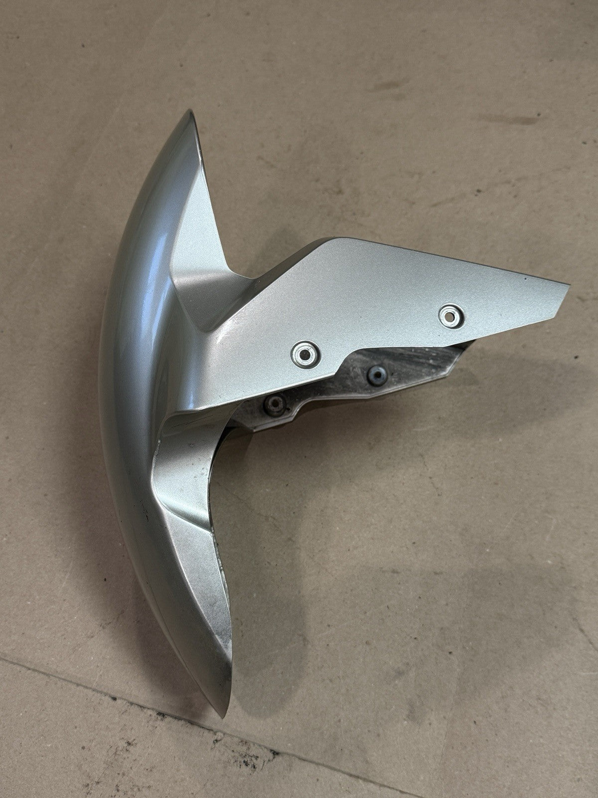 09-14 BMW S1000RR OEM Front Fender Fairing Mudguard Splash Guard Gray Bronze OEM