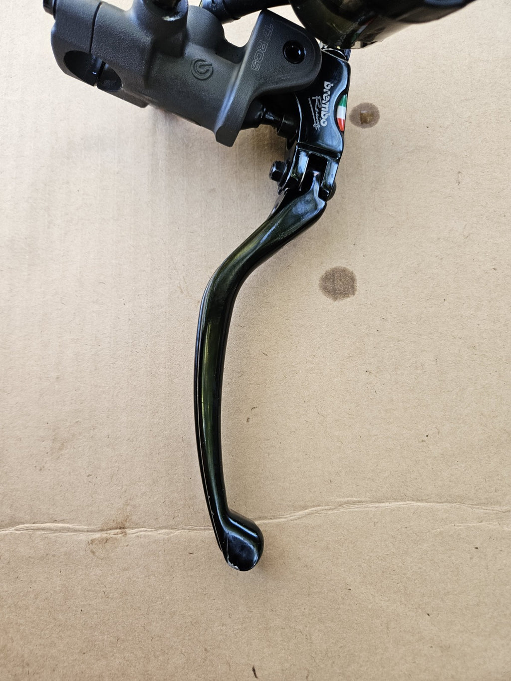 BREMBO 17 RCS FRONT BRAKE MASTER CYLINDER AND BREMBO LEVER GENUINE2