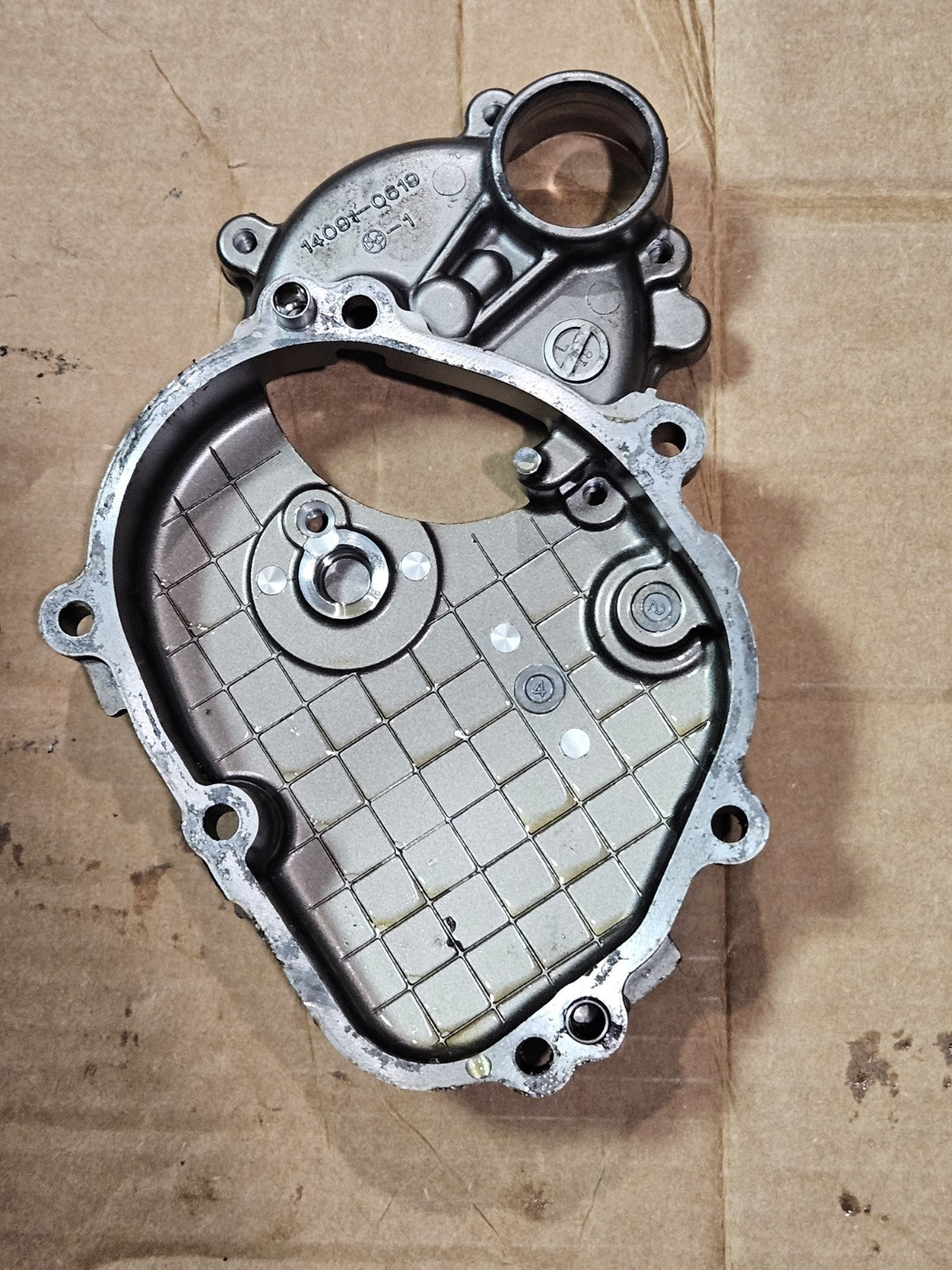 13-23 Kawasaki Ninja Zx6r Oem Starter Cover Clutch Crankcsae Crank Engine Motor