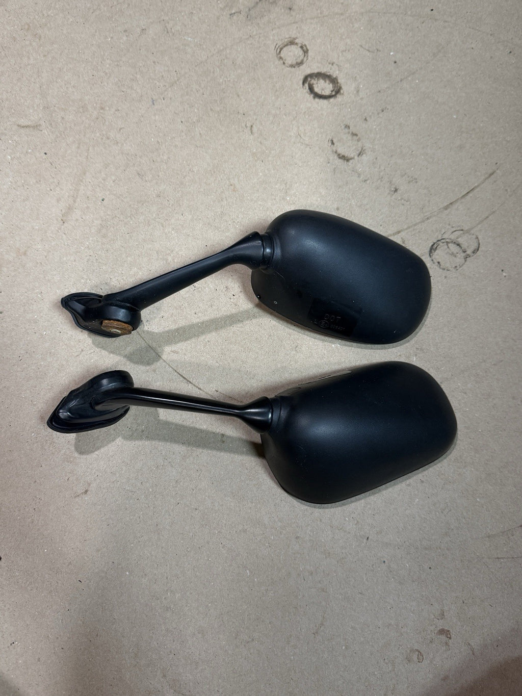 2008-16 Yamaha YZF-R6 Left Right Rear View Side Mirrors Complete Set Pair Clean