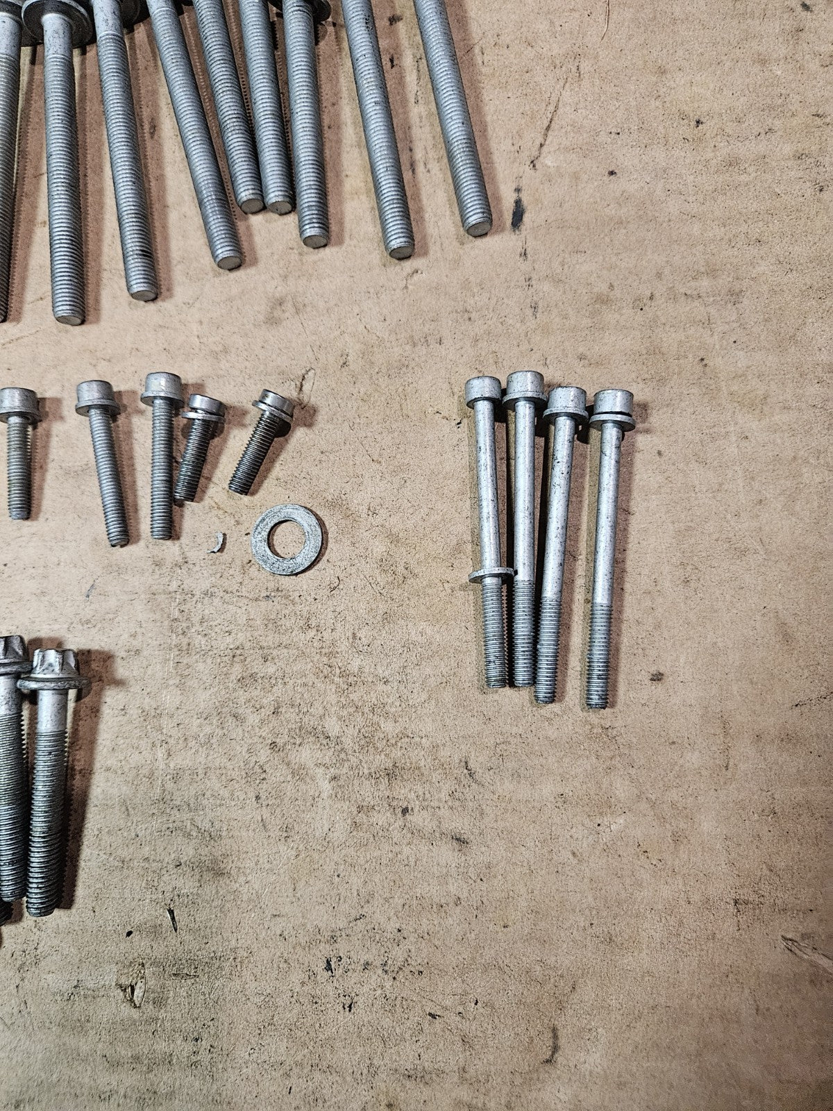 10-14 2014 BMW S1000RR OEM ENGINE CRANKCASE CASE  BOLTS HARDWARE MOTOR SCREWS