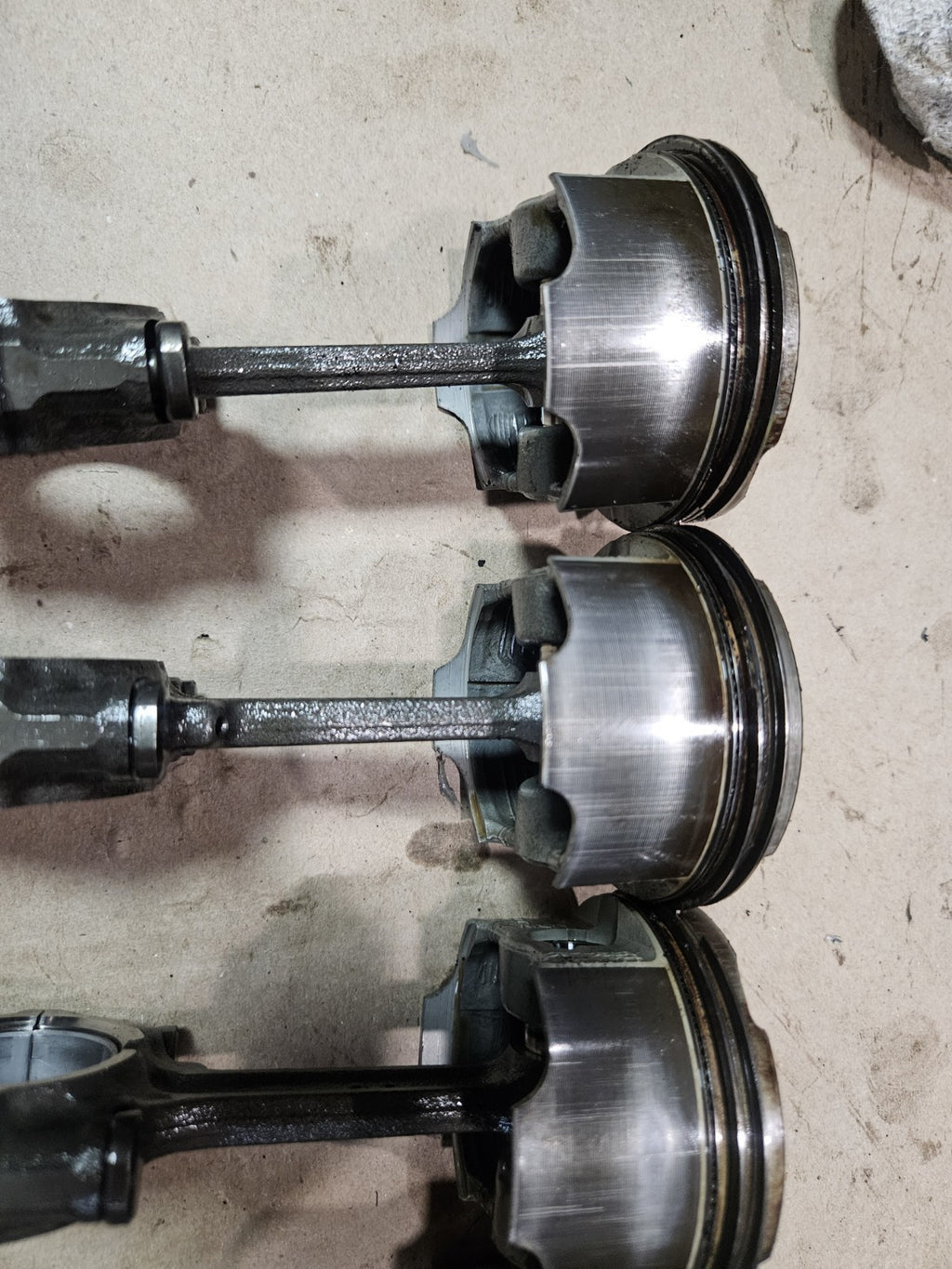 01-06 Honda CBR600F4I CBR600 F4I Engine Motor Block Pistons Connecting Rods Set