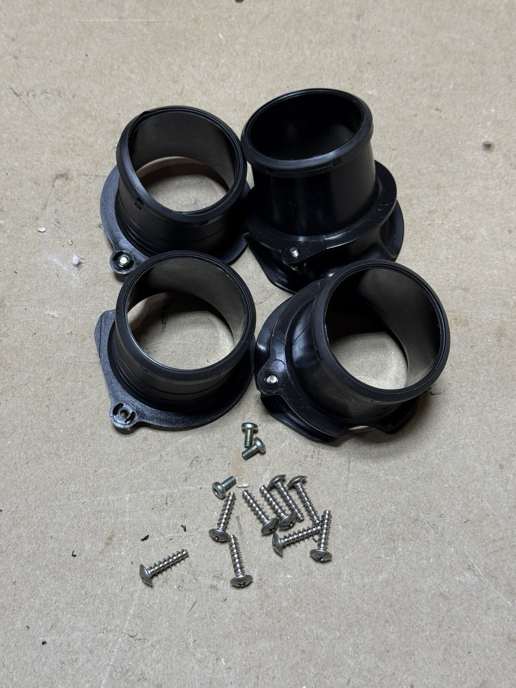 2015-2018 Aprilia RSV4 RR RF Tuono V4 OEM Airbox Intake Velocity Stacks Trumpets