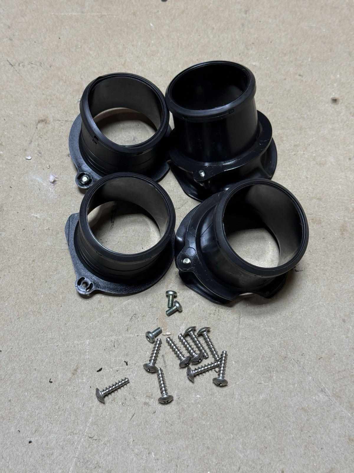 2015-2018 Aprilia RSV4 RR RF Tuono V4 OEM Airbox Intake Velocity Stacks Trumpets