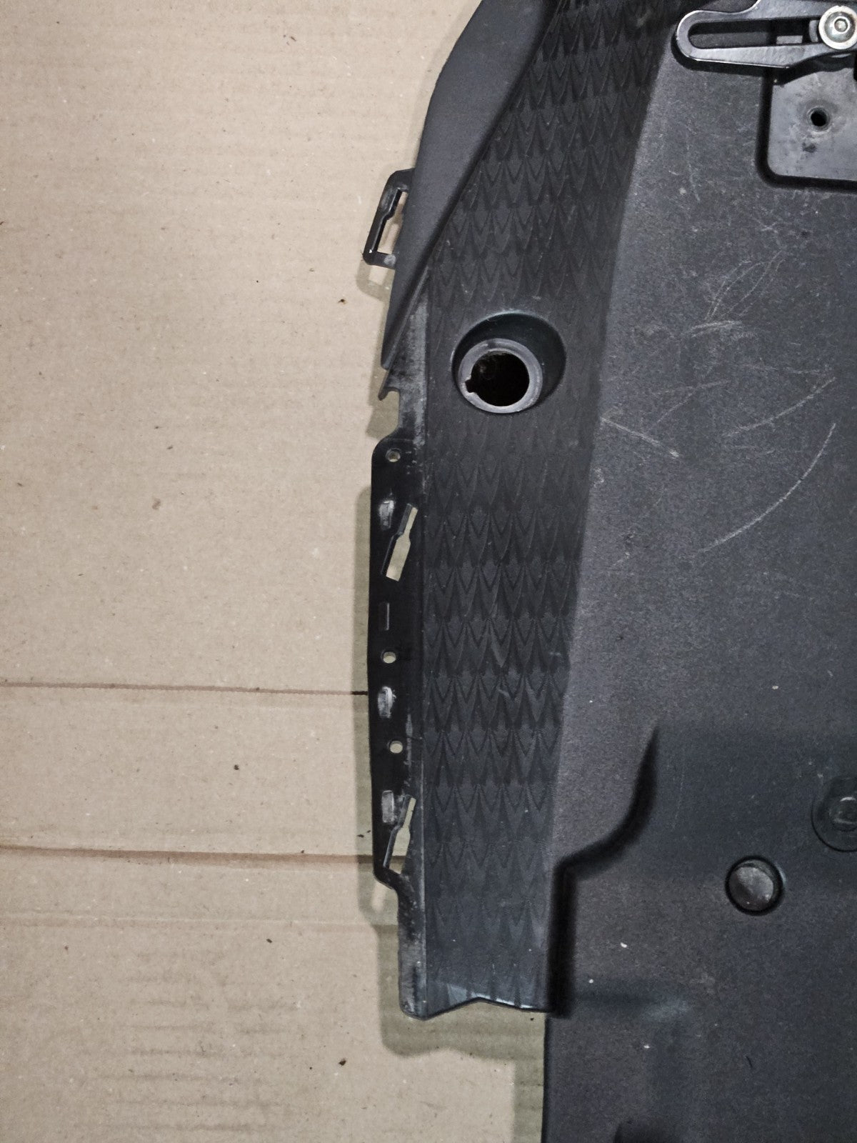 13-18 Kawasaki Ninja ZX6R 636 OEM Battery Tray Under Tail Section Fairing Cover