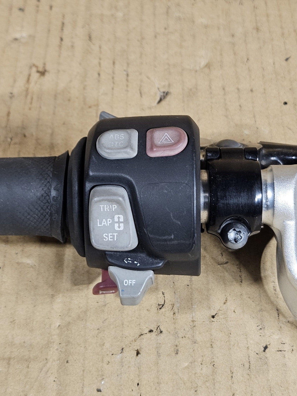 09-14 BMW S1000RR OEM Left Clip On Handlebar Clutch Lever Switch Housing Control22