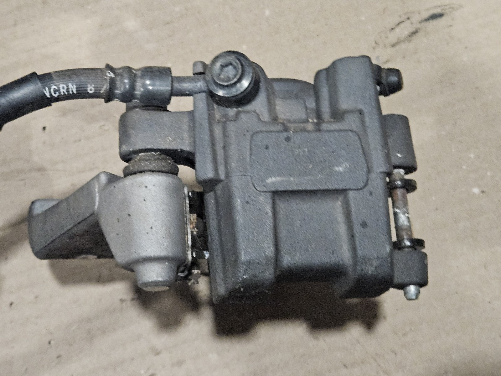 2008 -2016 Yamaha R6 Rear Set OEM Rear Brake Master Cylinder Caliper Bracket