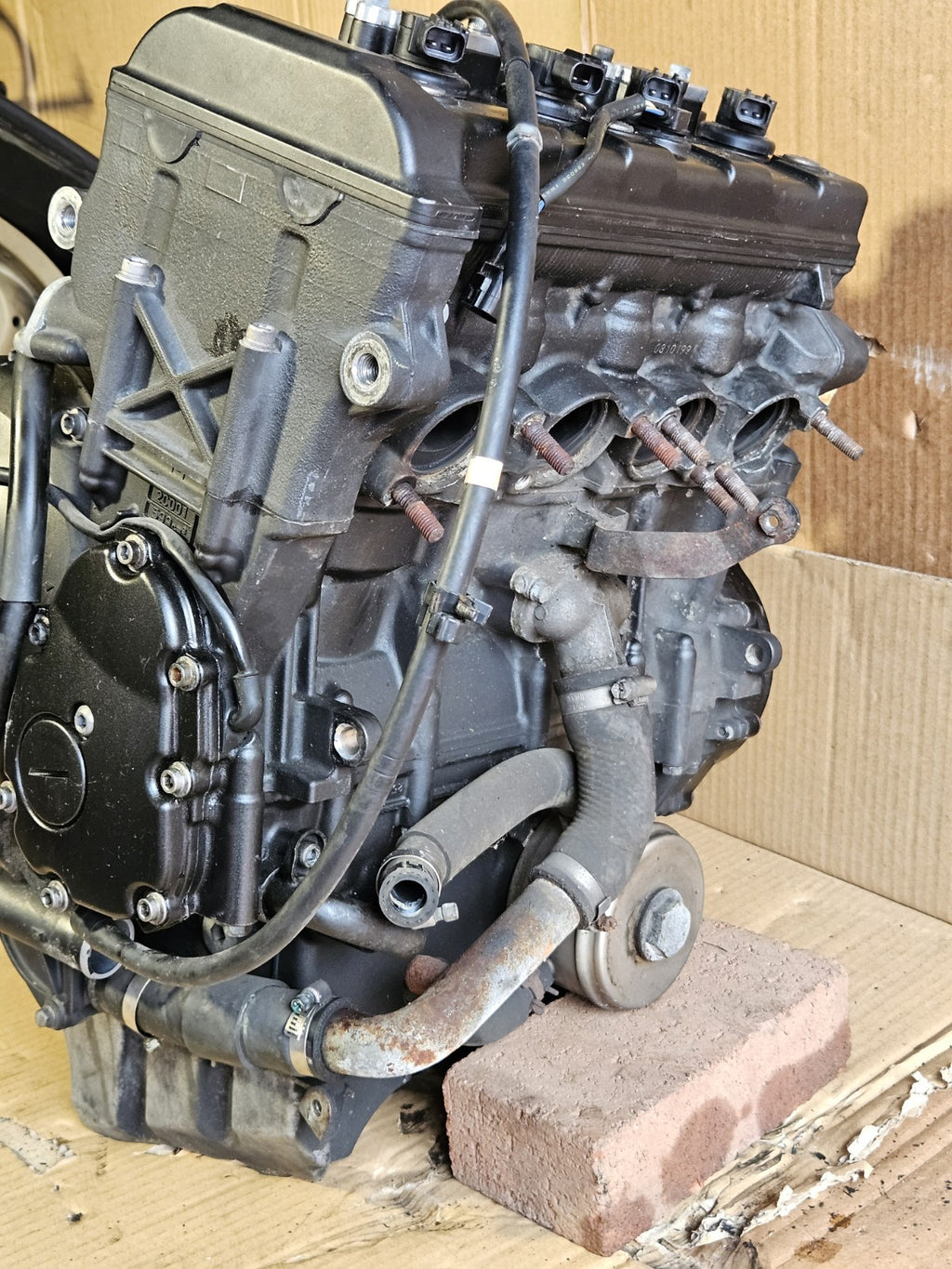 08-16 Yamaha R6 YZF-R6 YZF R6 Engine Motor READ COMPLETE ENGINE Running23