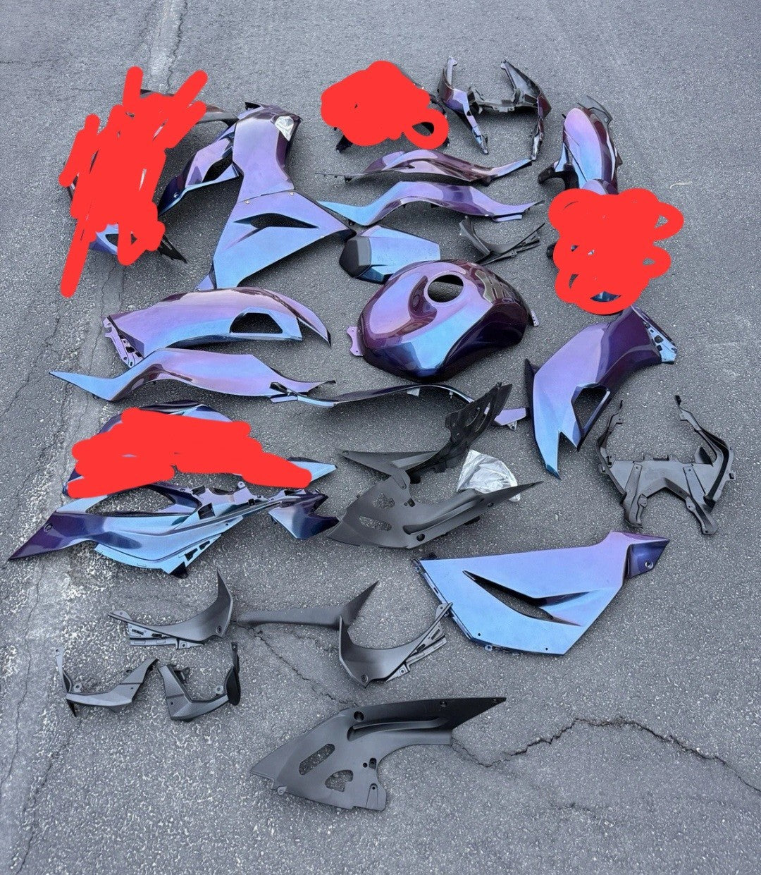 Chameleon ABS Fairings Monster Fairings Kawasaki 2019-2023 Ninja ZX6R 636 ZX636