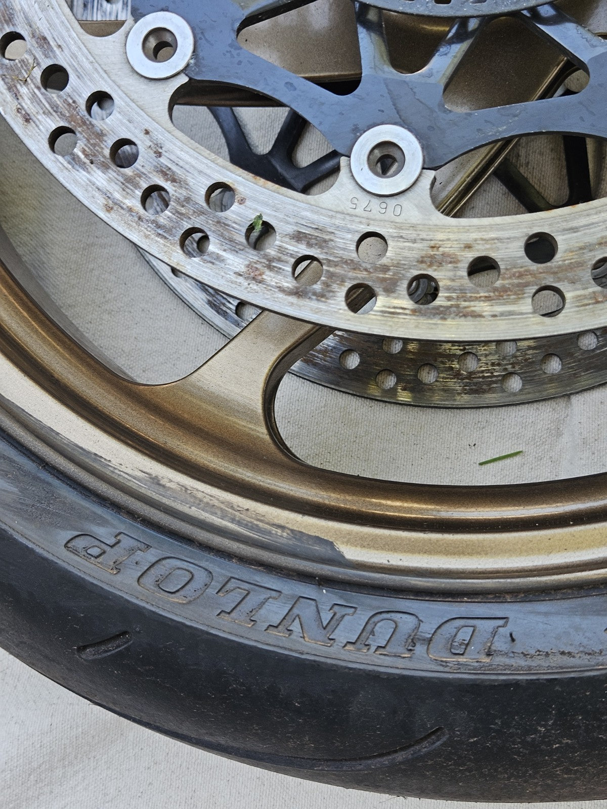 KAWASAKI NINJA ZX10RR ZX10R Marchesini FORGED FRONT WHEEL RIM DMG2