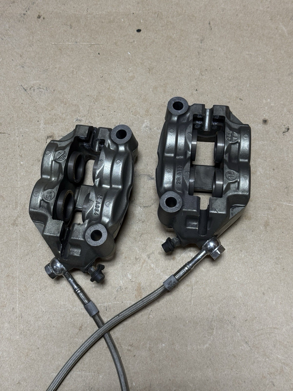 15-18 Aprilia RSV4 RR RF Tuono V4 Brembo Front Brake Calipers Left Right