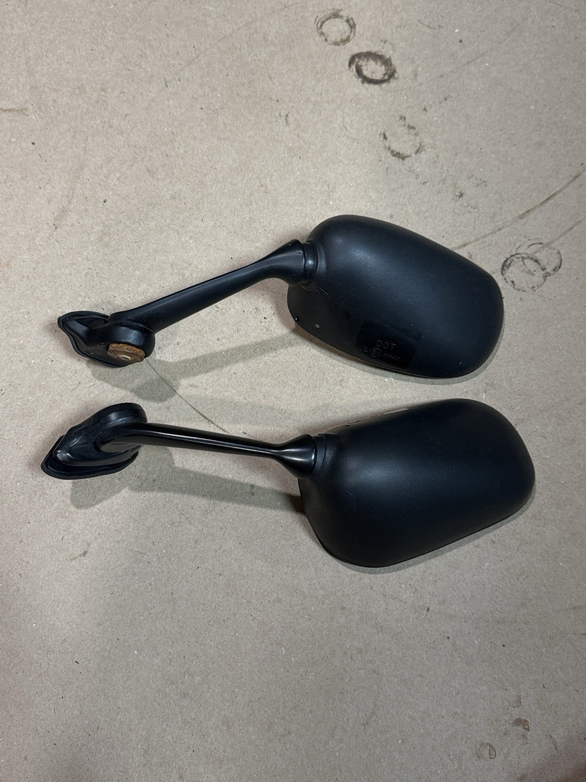 2008-16 Yamaha YZF-R6 Left Right Rear View Side Mirrors Complete Set Pair Clean