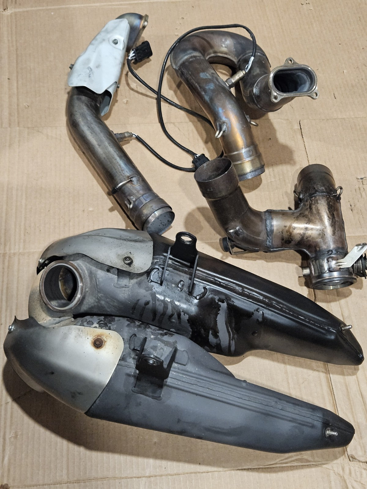 2015-2017 Ducati Panigale 1299 OEM Exhaust System Complete Factory Stock 1299S