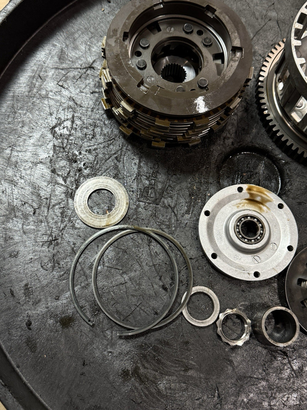 2008-2011 Honda CBR1000RR OEM Clutch Basket Hub Plates Pressure Plate Assembly17
