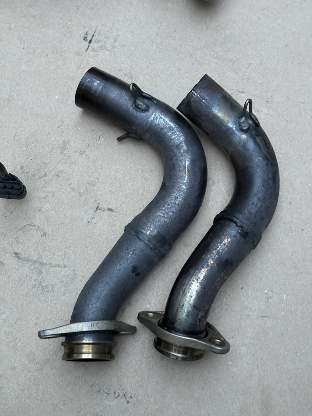 15-18 Aprilia RSV4 1000 OEM Exhaust Headers Header Pipes w/ O2 Sensors
