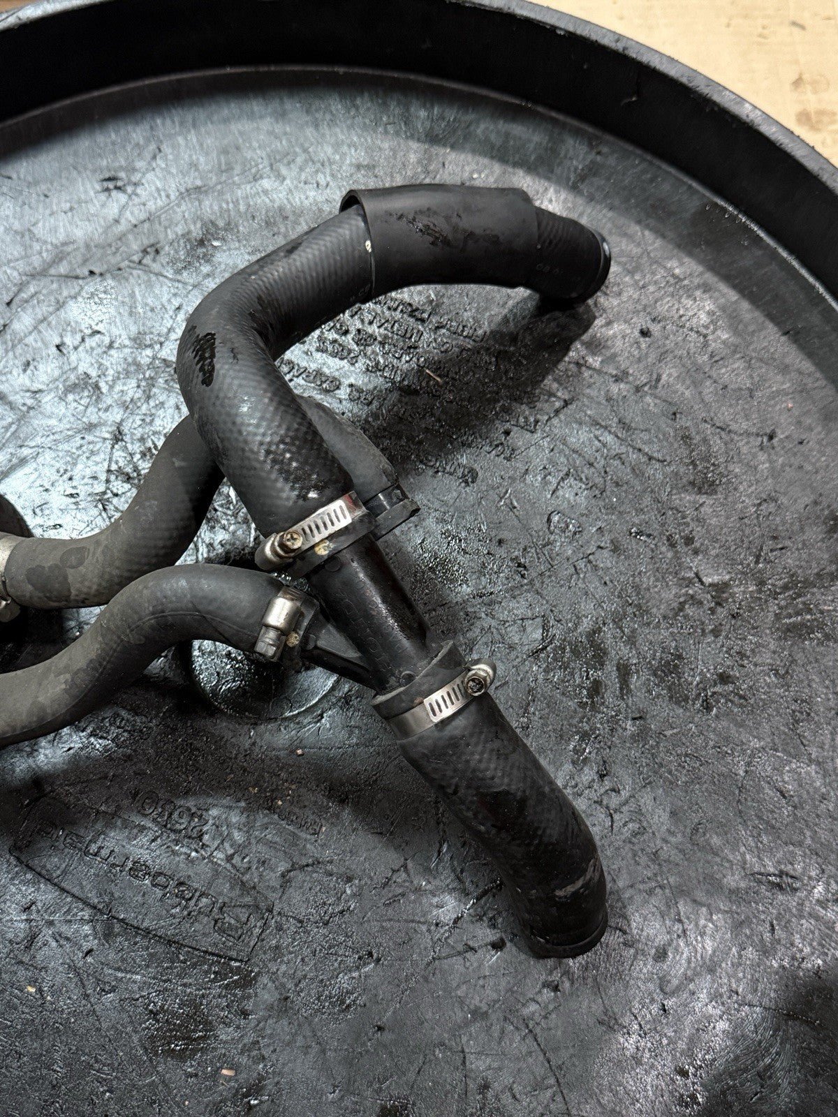 2008-2011 Honda CBR1000RR OEM Oil Cooler Lines Pipes Hoses Coolant Line Lot4