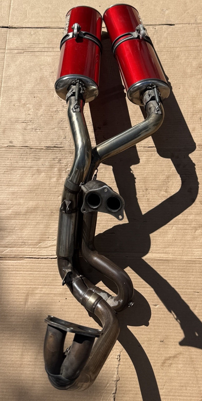 2000-2002 Ducati 748 748s 916 996 Mircon Exhaust System Aftermarket Slip-On Pipe