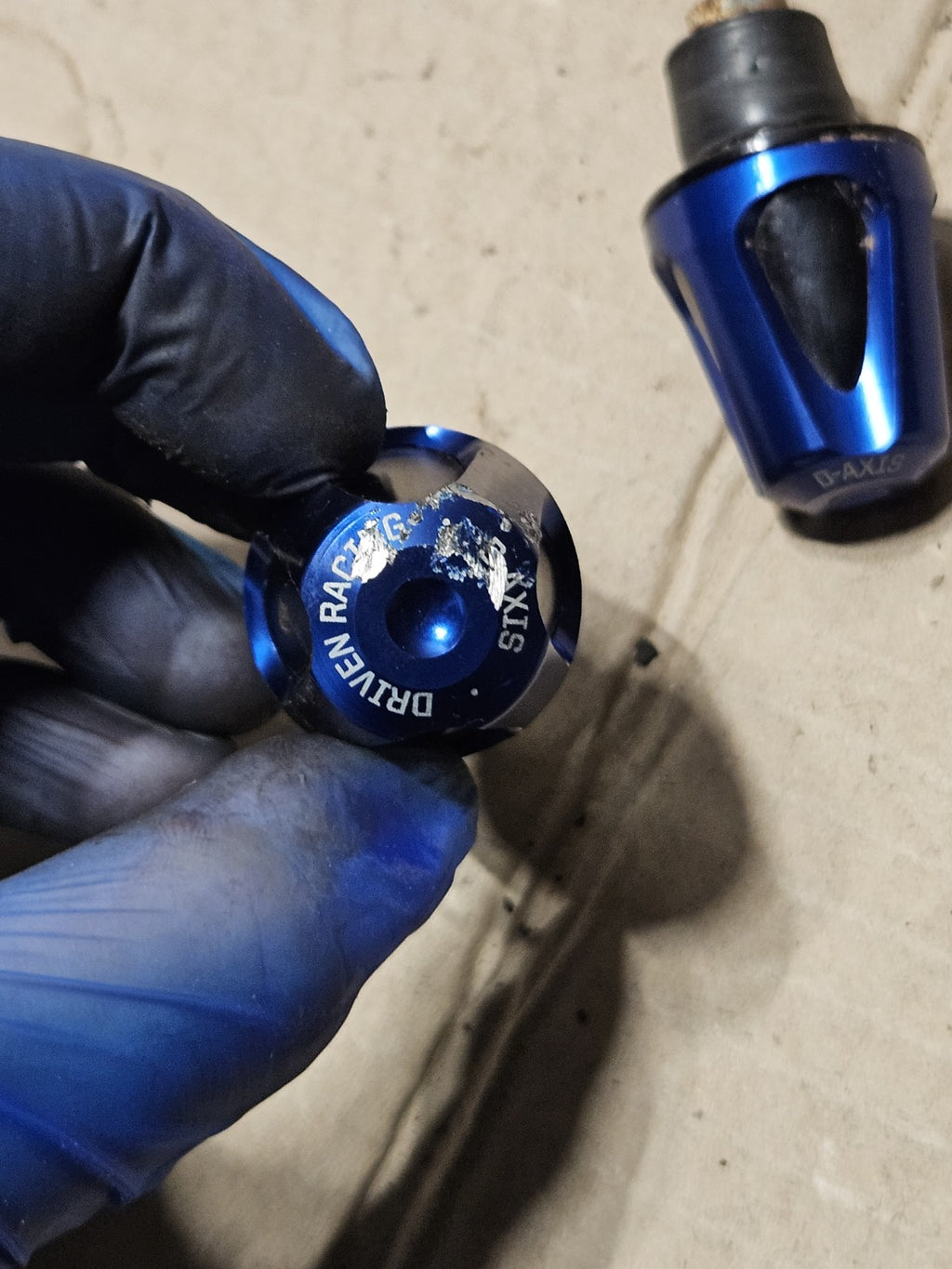 Driven Racing Blue Bar Ends Handlebar Weights DBEW Universal Motorcycle GSXR6002