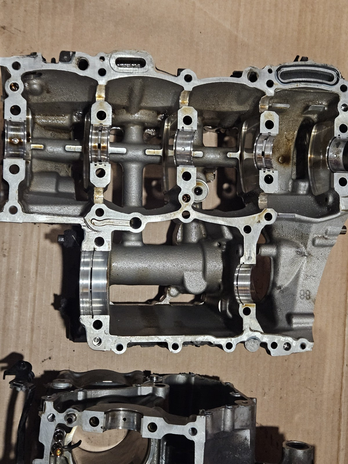 2010-2014 BMW S1000RR Genuine OEM Crankcase Crank Case Engine Block Bottom End