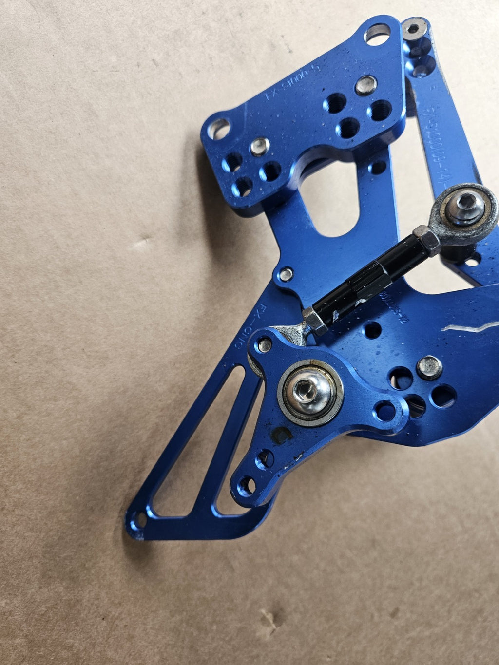 2009-2014 BMW S1000RR Cnc Rearset Footpegs Blue Foot Peg Footrest Shifter Pedal