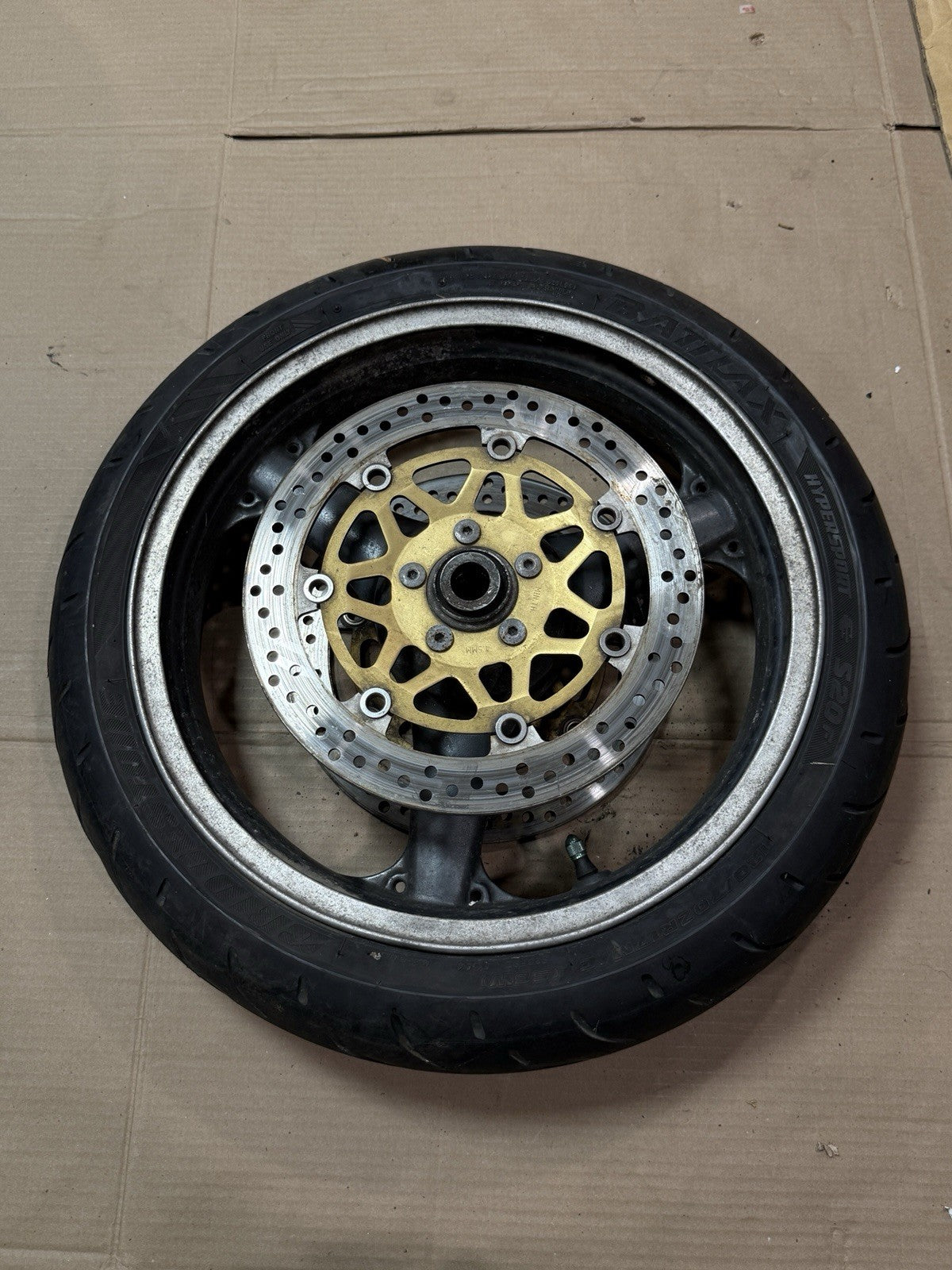 98-02 Kawasaki Ninja ZX6R ZX600 00-03 ZX9R OEM Front Wheel Rim 17x3.5 41073-16330