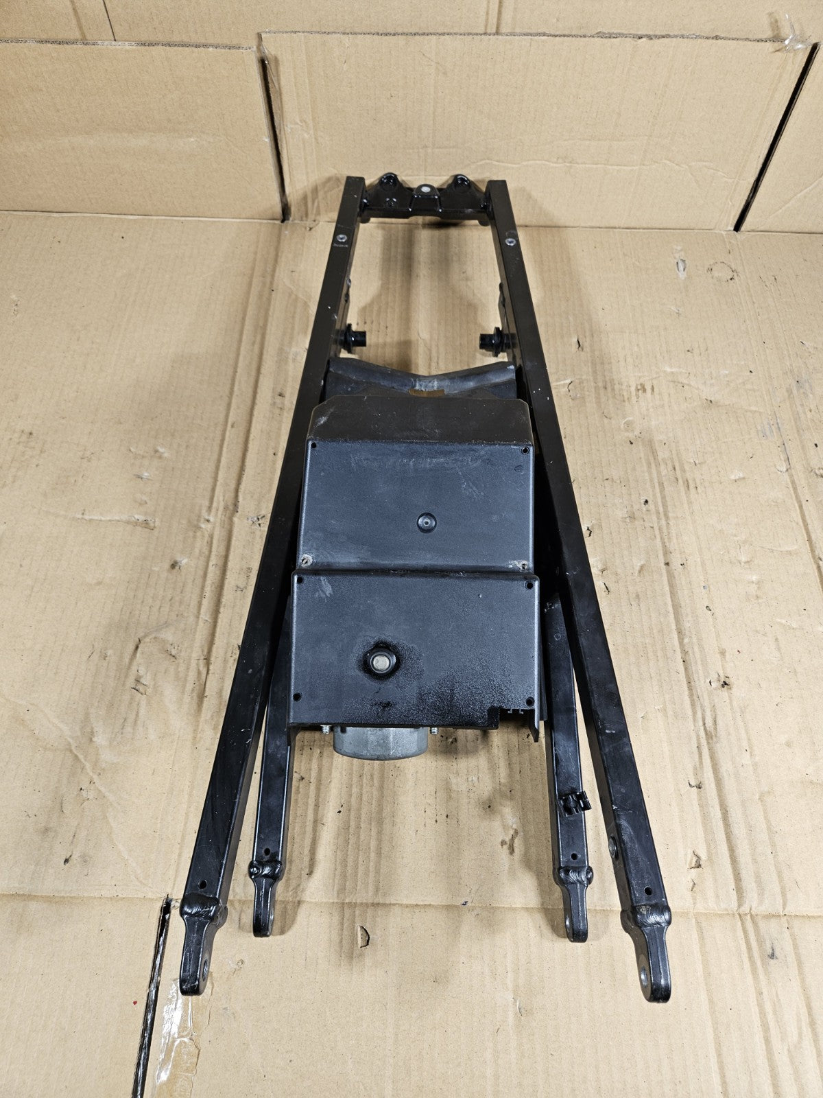 2012 BMW S1000RR OEM Rear Subframe with Battery Box Tray ABS Pump Unit Module15