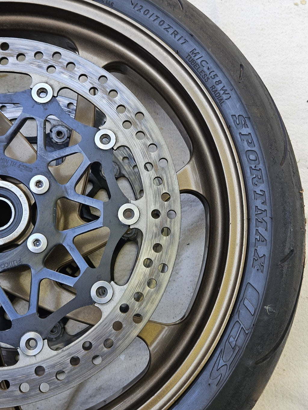 KAWASAKI NINJA ZX10RR ZX10R Marchesini FORGED FRONT WHEEL RIM DMG13
