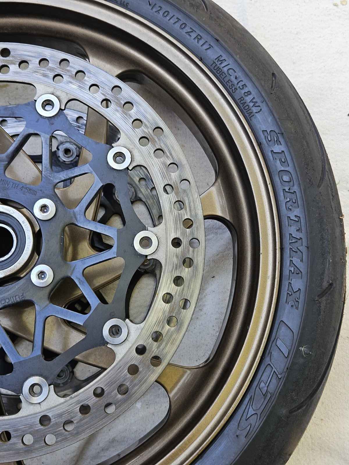 KAWASAKI NINJA ZX10RR ZX10R Marchesini FORGED FRONT WHEEL RIM DMG13