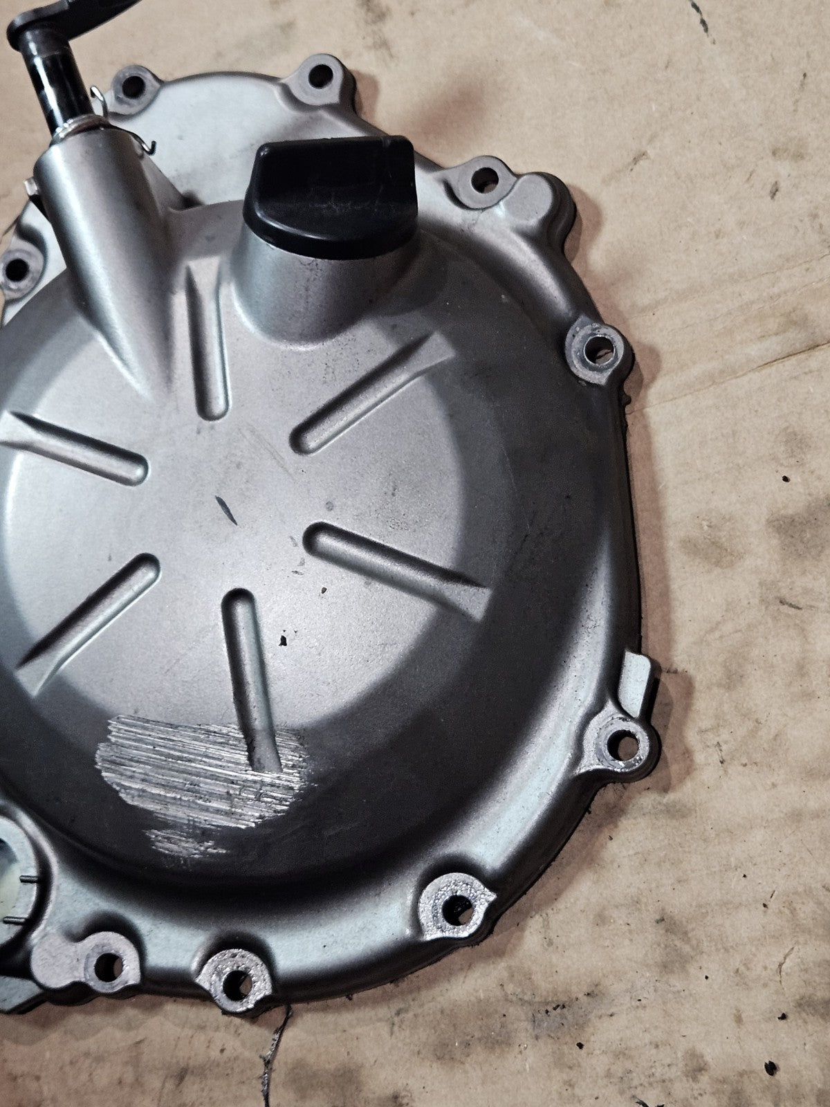 13-18 Kawasaki Ninja Zx6r 636 Clutch Side Engine Motor Cover 14032-0572 OEM DMG