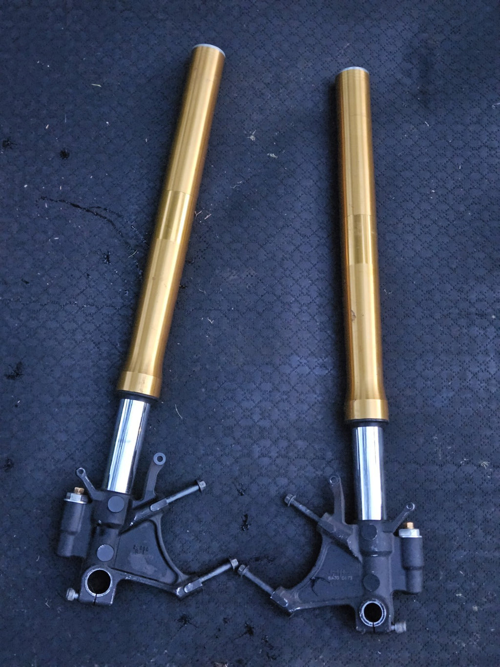 08-16 Yamaha R6 R6R Front Forks Suspension Straight OHLINS FGK Cartridges15