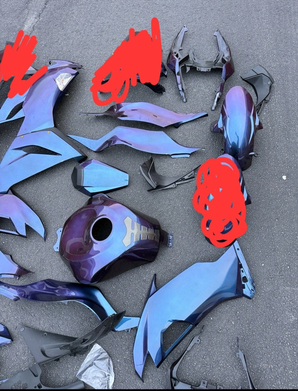Chameleon ABS Fairings Monster Fairings Kawasaki 2019-2023 Ninja ZX6R 636 ZX636