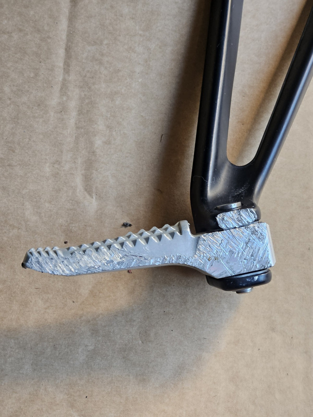 2014 BMW S1000R OEM Rear Right Passenger Foot Peg Mount DMG