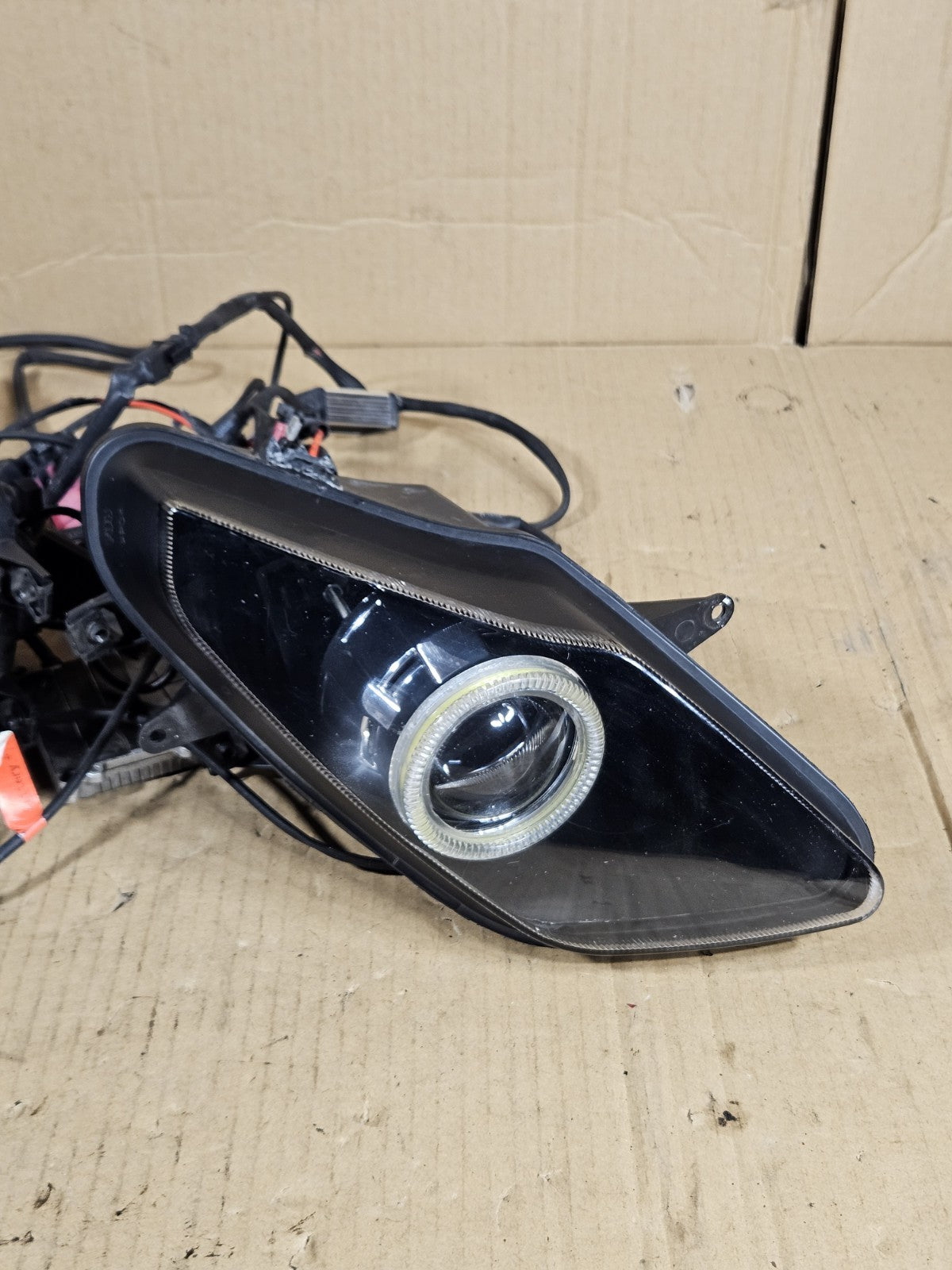 2012 BMW S1000RR Aftermarket Halo Headlight Assembly Angel Eye Front Head Light1