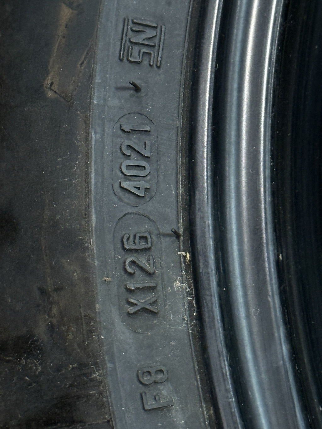 2011-13 Ducati 848 Evo 1098 1198 OEM Front Wheel Rim W/ Tire DENTED Damaged