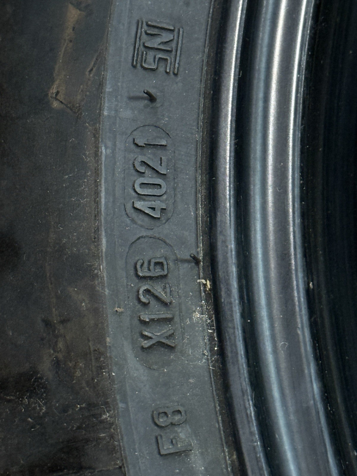 2011-13 Ducati 848 Evo 1098 1198 OEM Front Wheel Rim W/ Tire DENTED Damaged