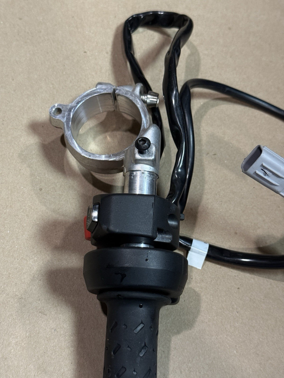 Genuine OEM Aprilia RSV4 Right Clip-On Handlebar w/ Switches Ignition 2021-2024