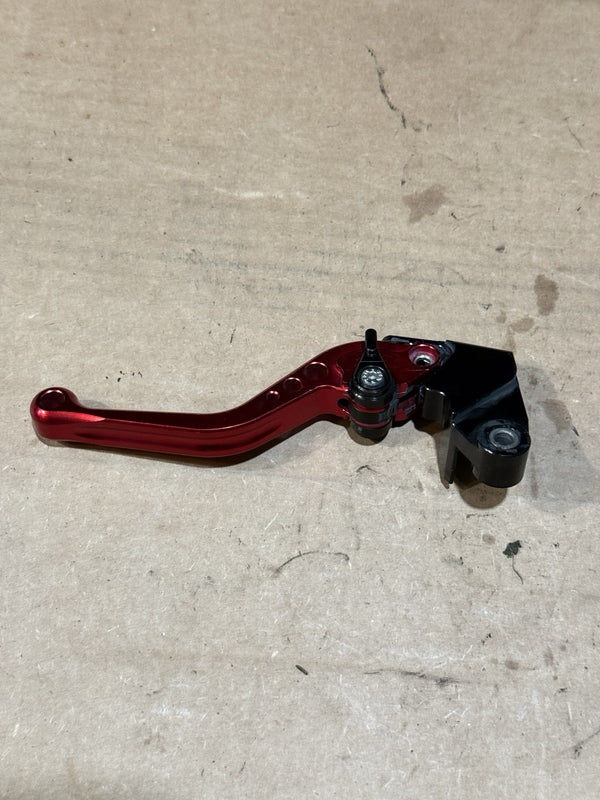 2013-2018 Kawasaki Ninja ZX-6R ZX636 636 Red Front Brake Clutch Lever Set Aftermarket