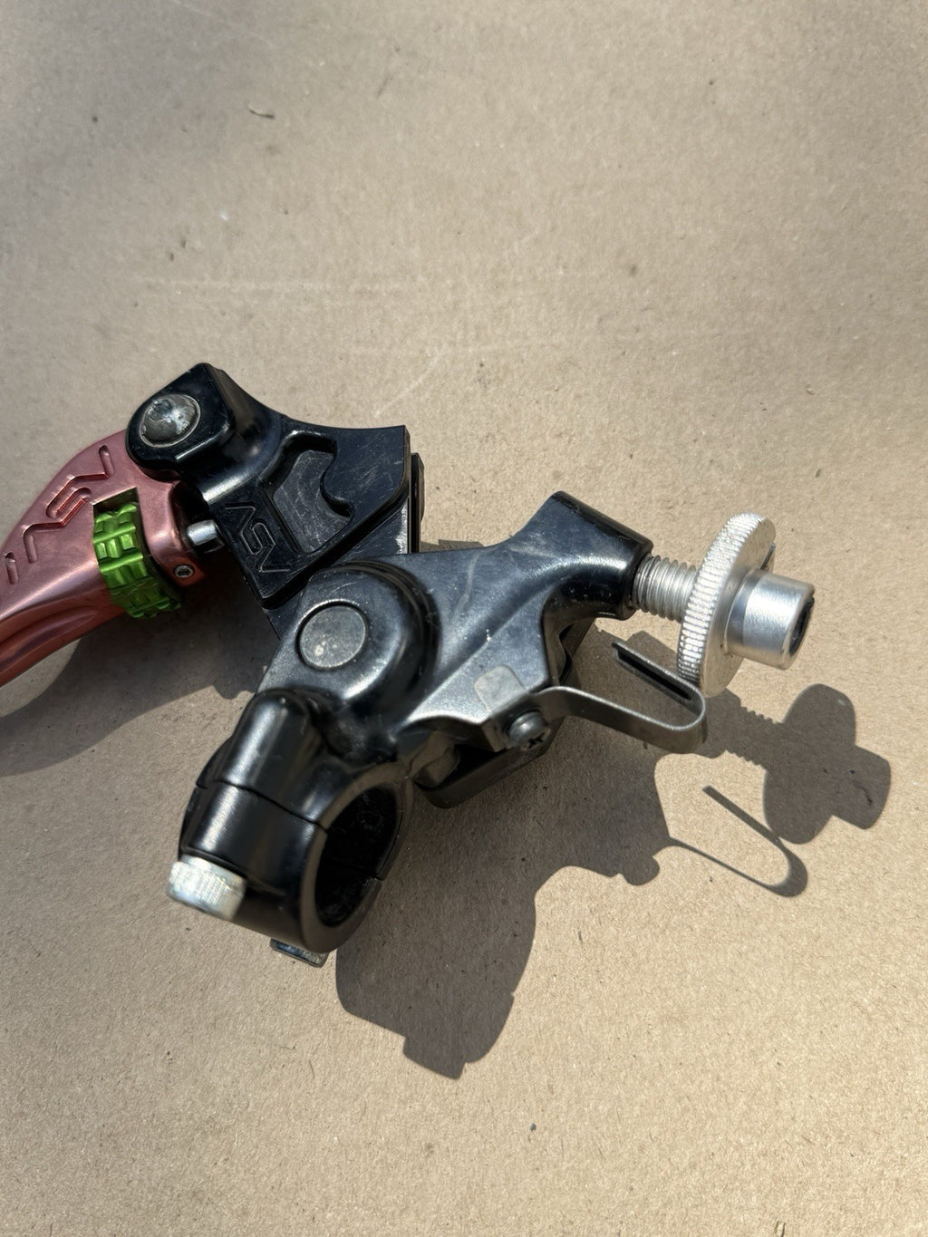 2013-2018 Kawasaki Ninja ZX6R 636 OEM Clutch Perch ASV Red Adjustable Lever3