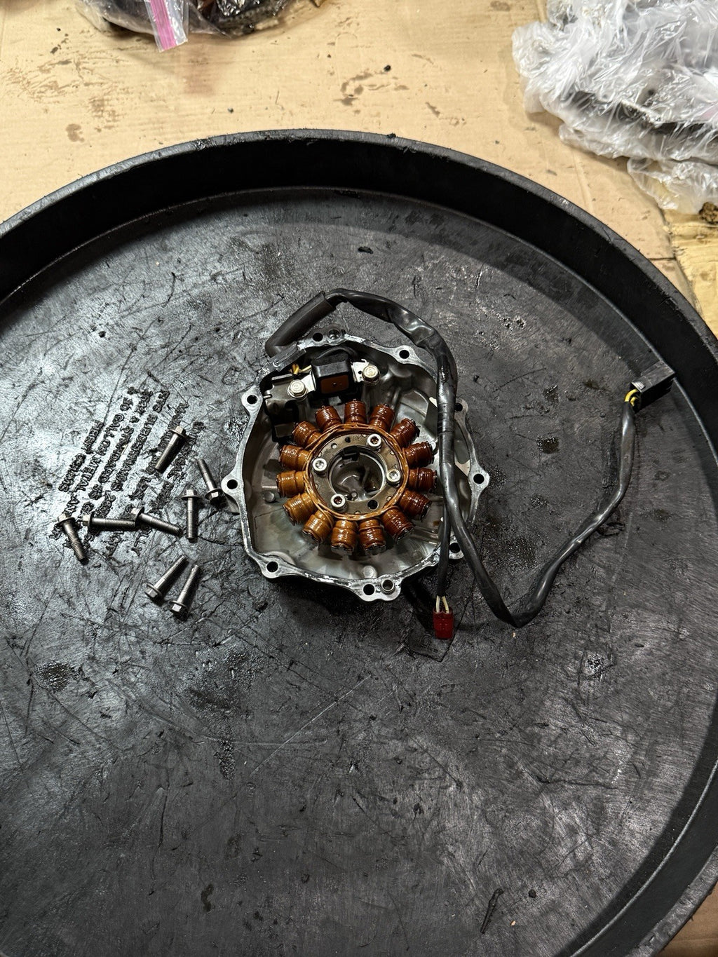 2008-2011 Honda CBR1000RR OEM Stator Generator Alternator Magneto Tested Cover12