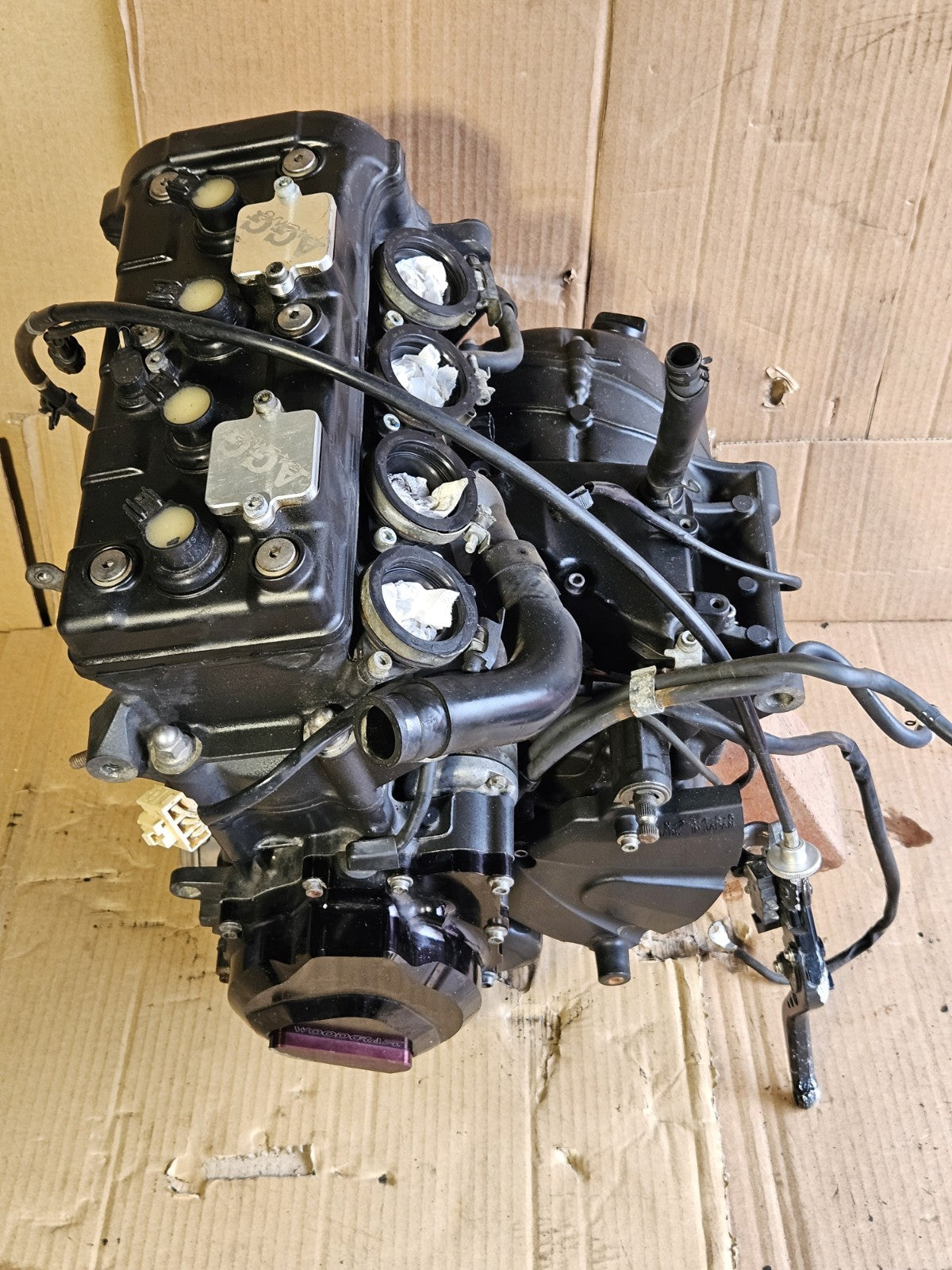 08-16 Yamaha R6 YZF-R6 YZF R6 Engine Motor READ COMPLETE ENGINE Running10