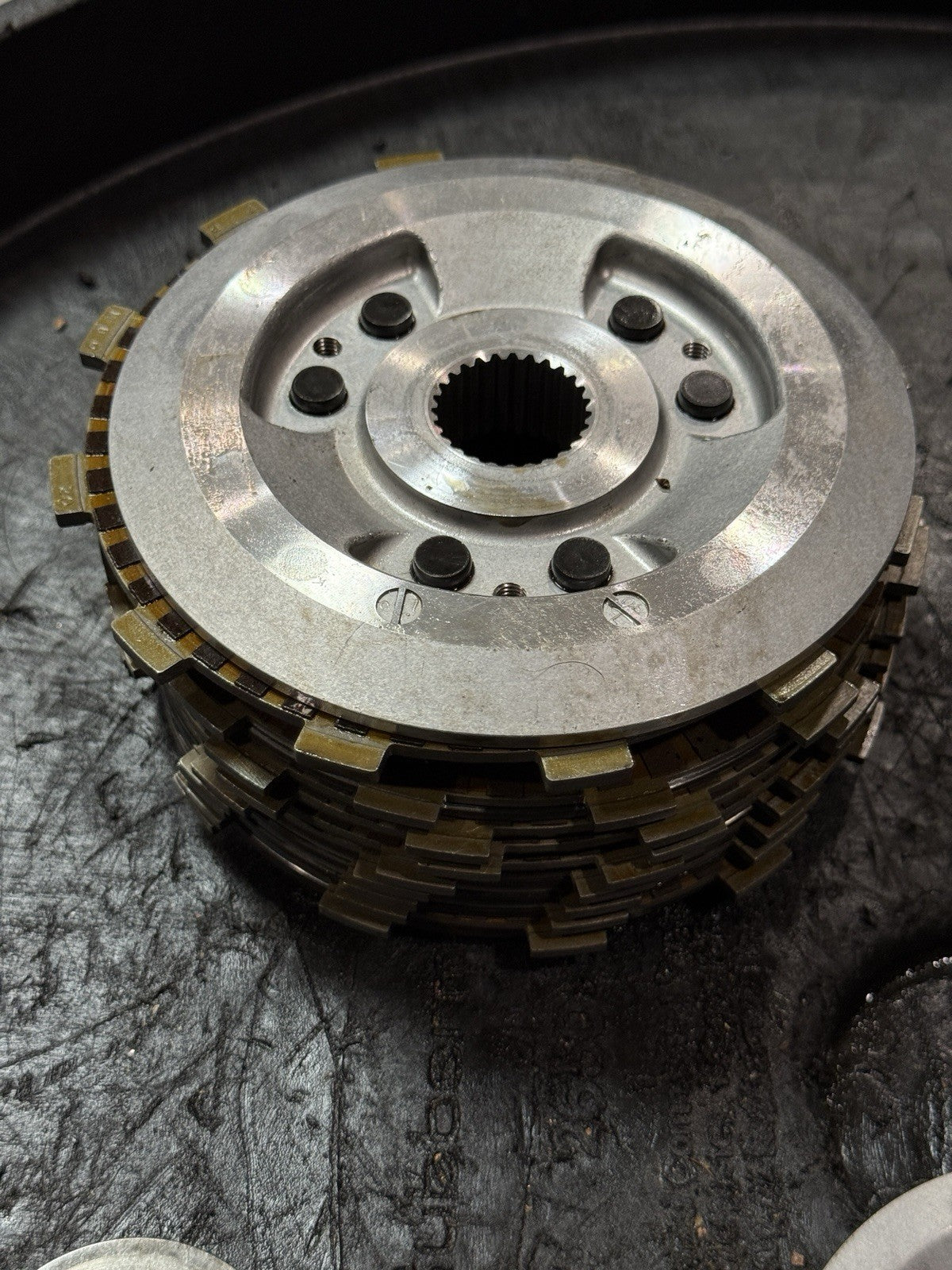 2008-2011 Honda CBR1000RR OEM Clutch Basket Hub Plates Pressure Plate Assembly11