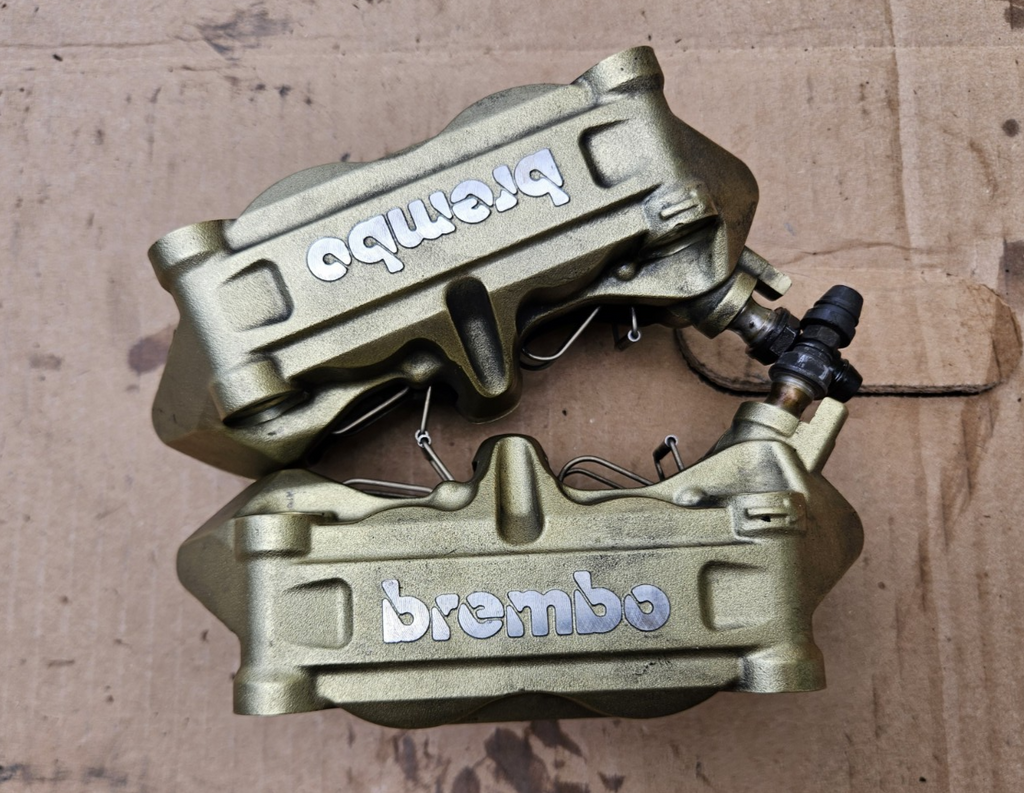 2015 BMW S1000RR Brembo Gold Front Brake Calipers Set OEM