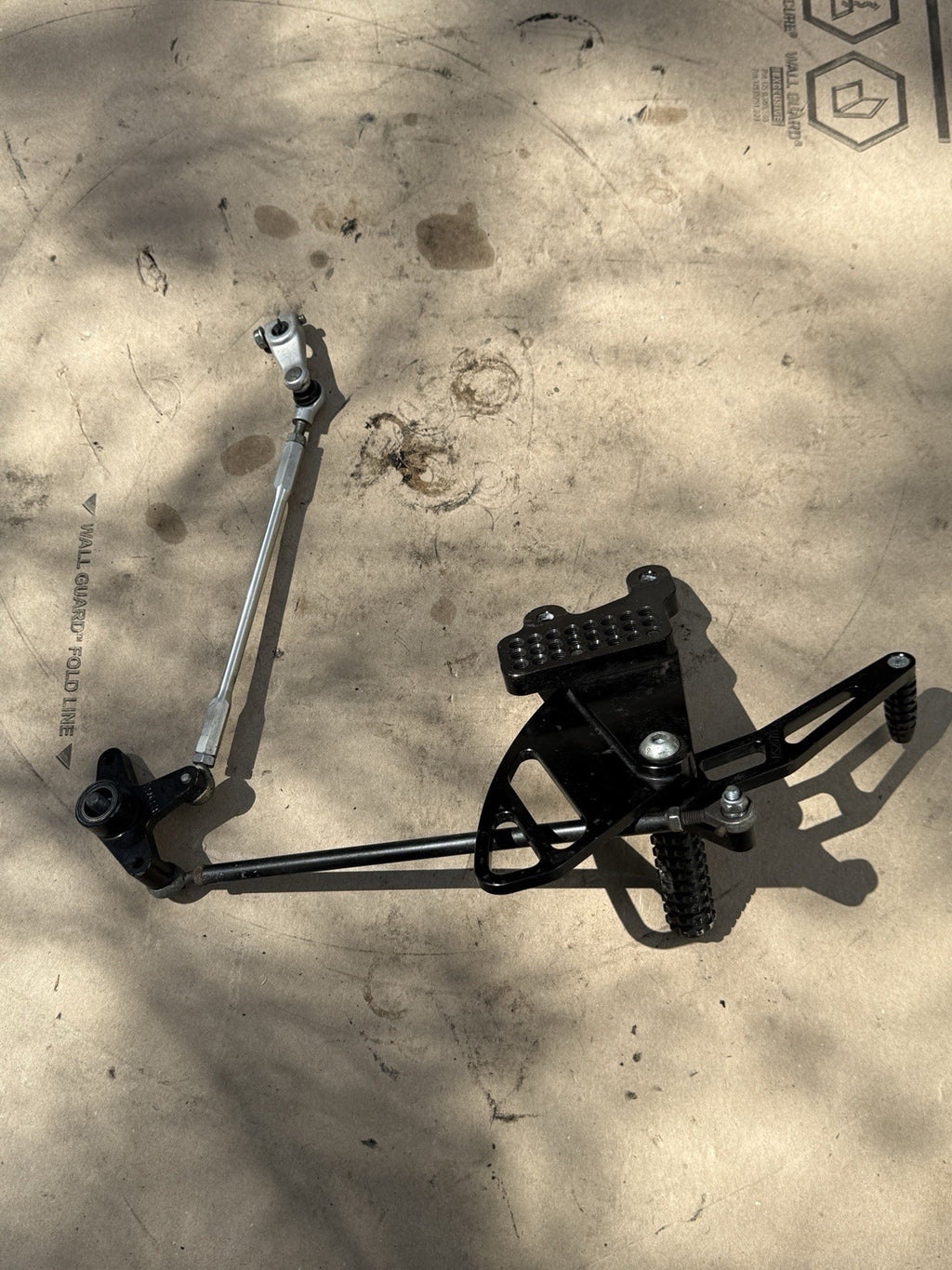 05-06 Honda CBR600RR Vortex Left Rearset Foot Peg Shifter Rear Set OEM