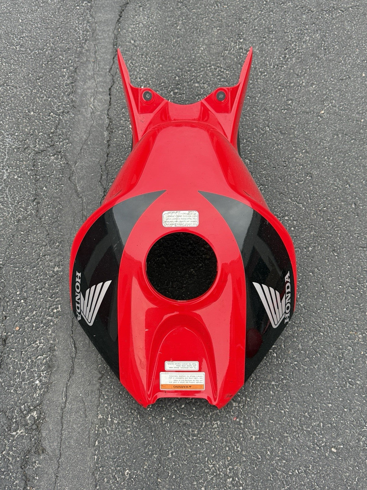 2006-2007 Honda CBR1000RR OEM Gas Tank Cover Red Fairing Trim