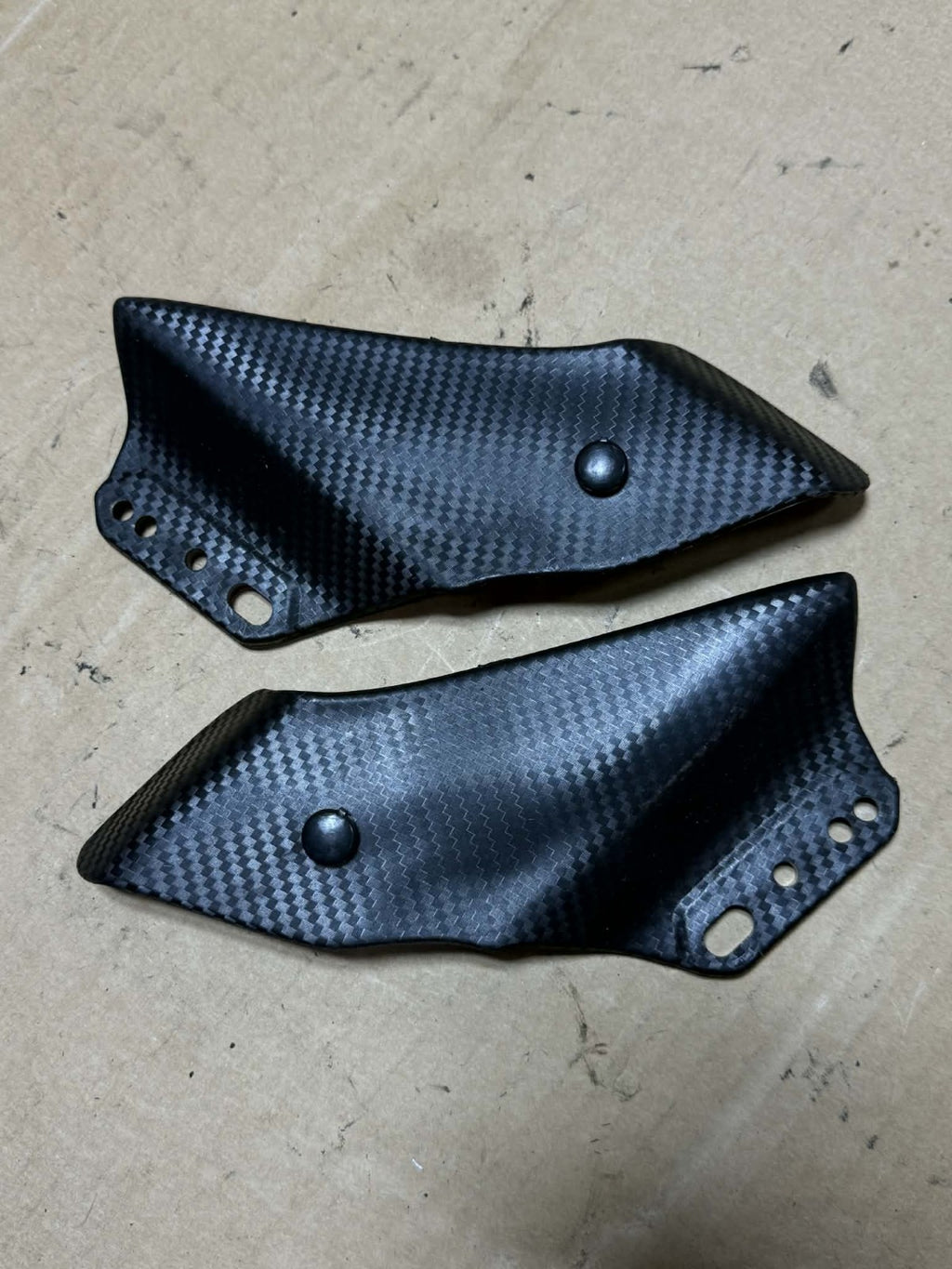 13-24 Kawasaki Ninja ZX636 636 ZX6R Aerodynamic Winglet Mirrors Carbon Winglets