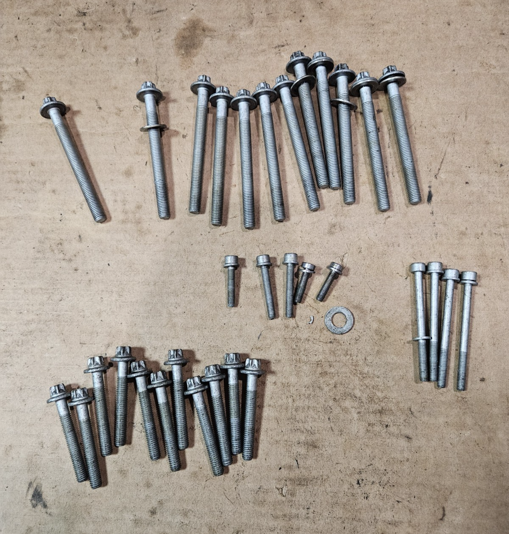 10-14 2014 BMW S1000RR OEM Engine Crankcase Bolts Hardware Motor Screws