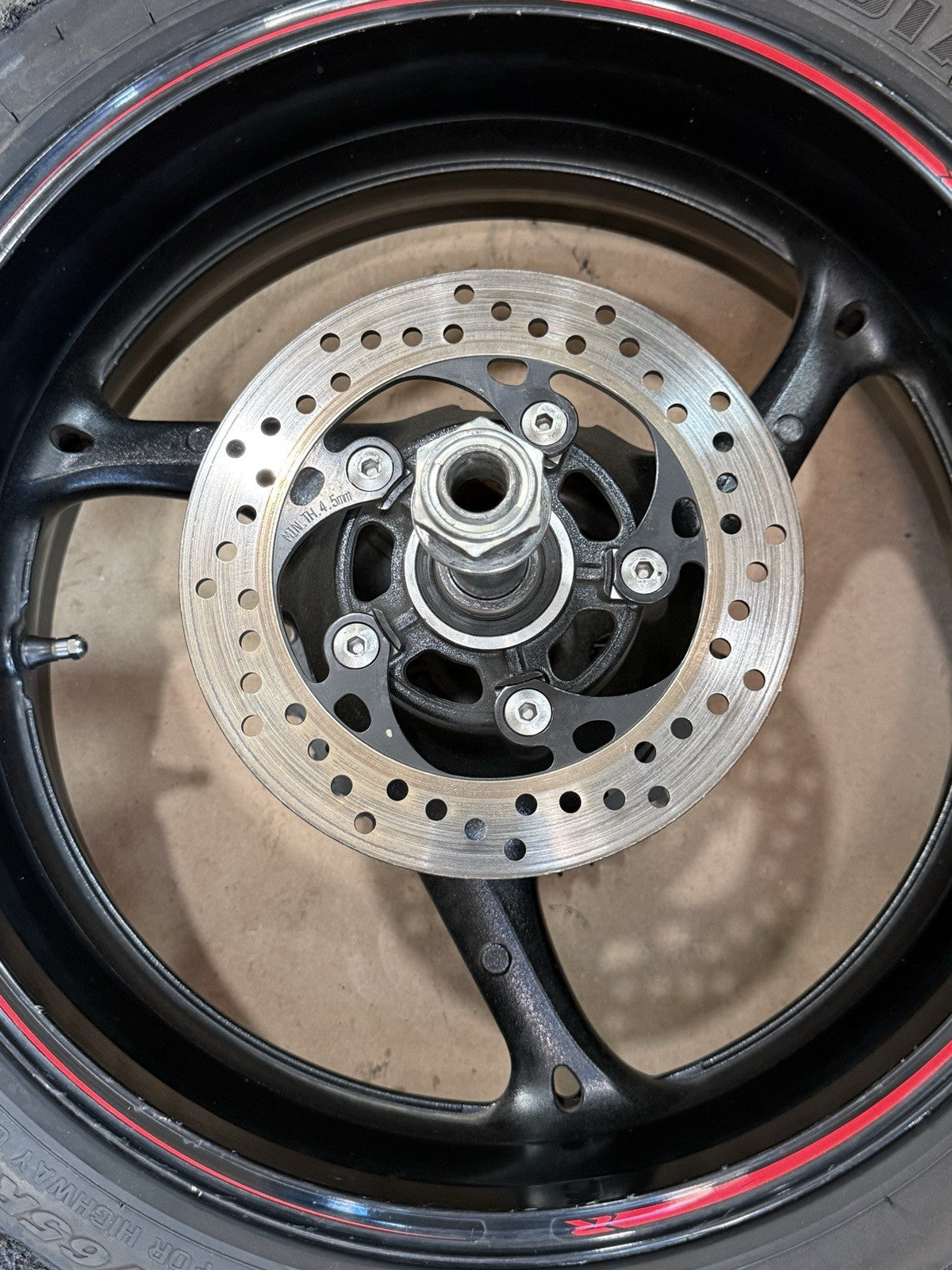 09-16 Suzuki GSXR1000 Front Rear Wheel Rim Set Pair Straight Track OEM Wheels