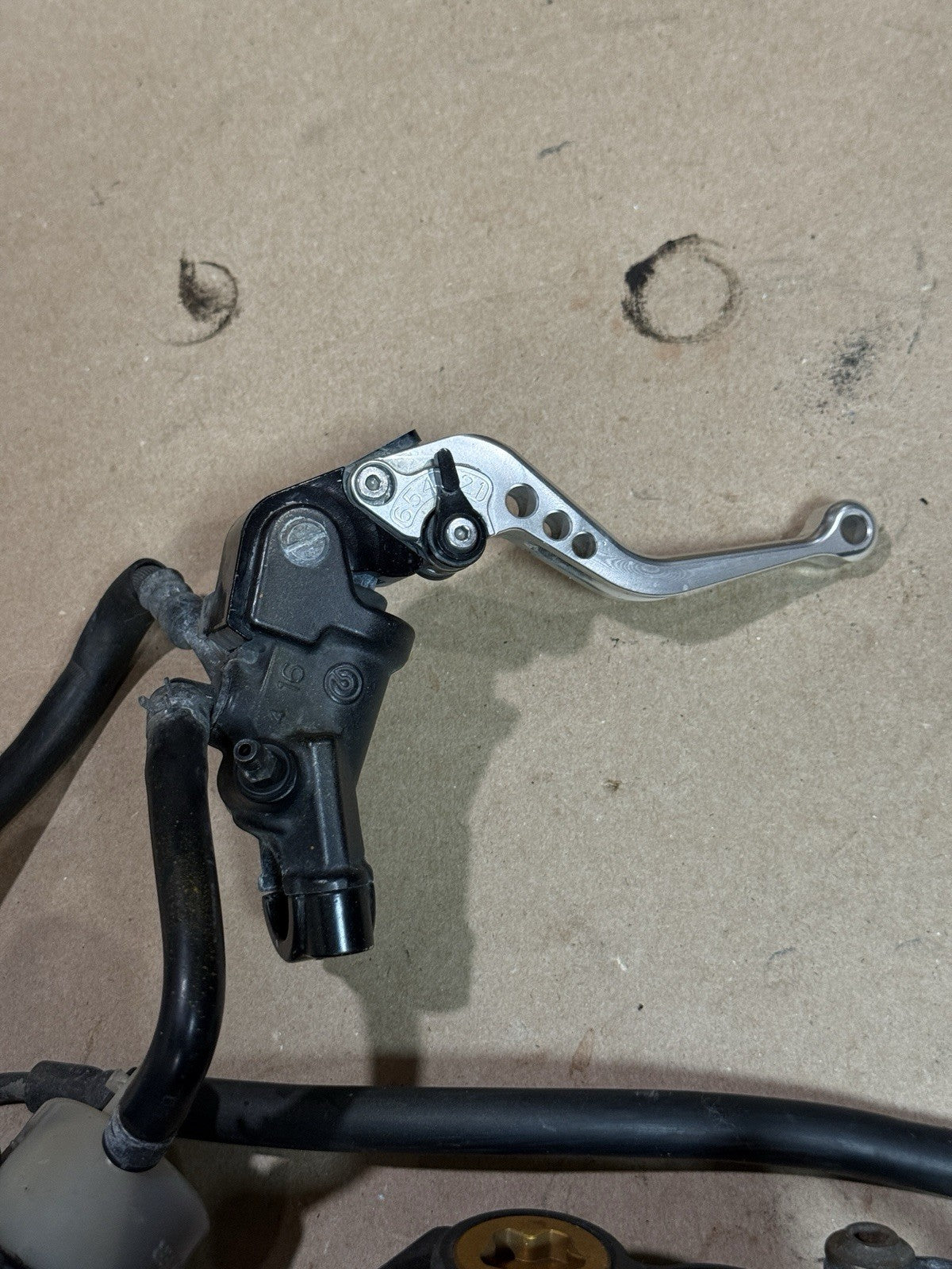 08-16 Yamaha YZF-R6 OEM Front Brake Calipers & Brembo Master Cylinder 2008-2016
